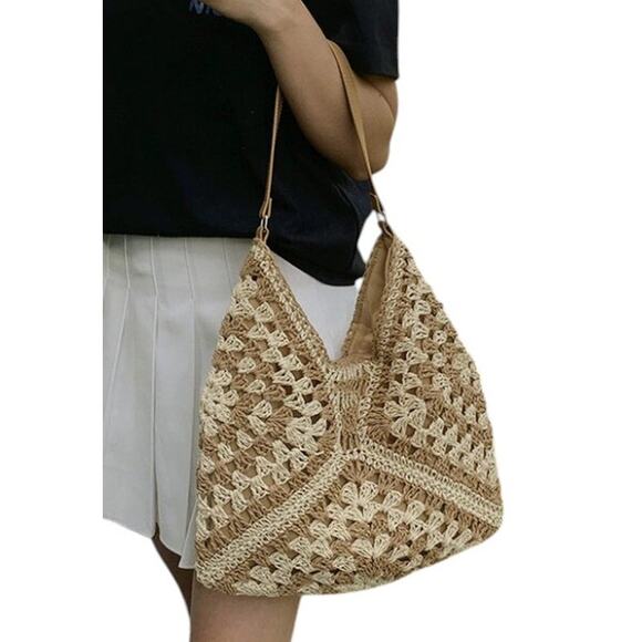 Commense Woven Straw Shoulder Bag – New, Never Used - Picture 4 of 8